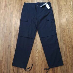 Carhartt Work in Progress Pants Mens XL Black Hooded Theory Sweat Rip Stop NEW